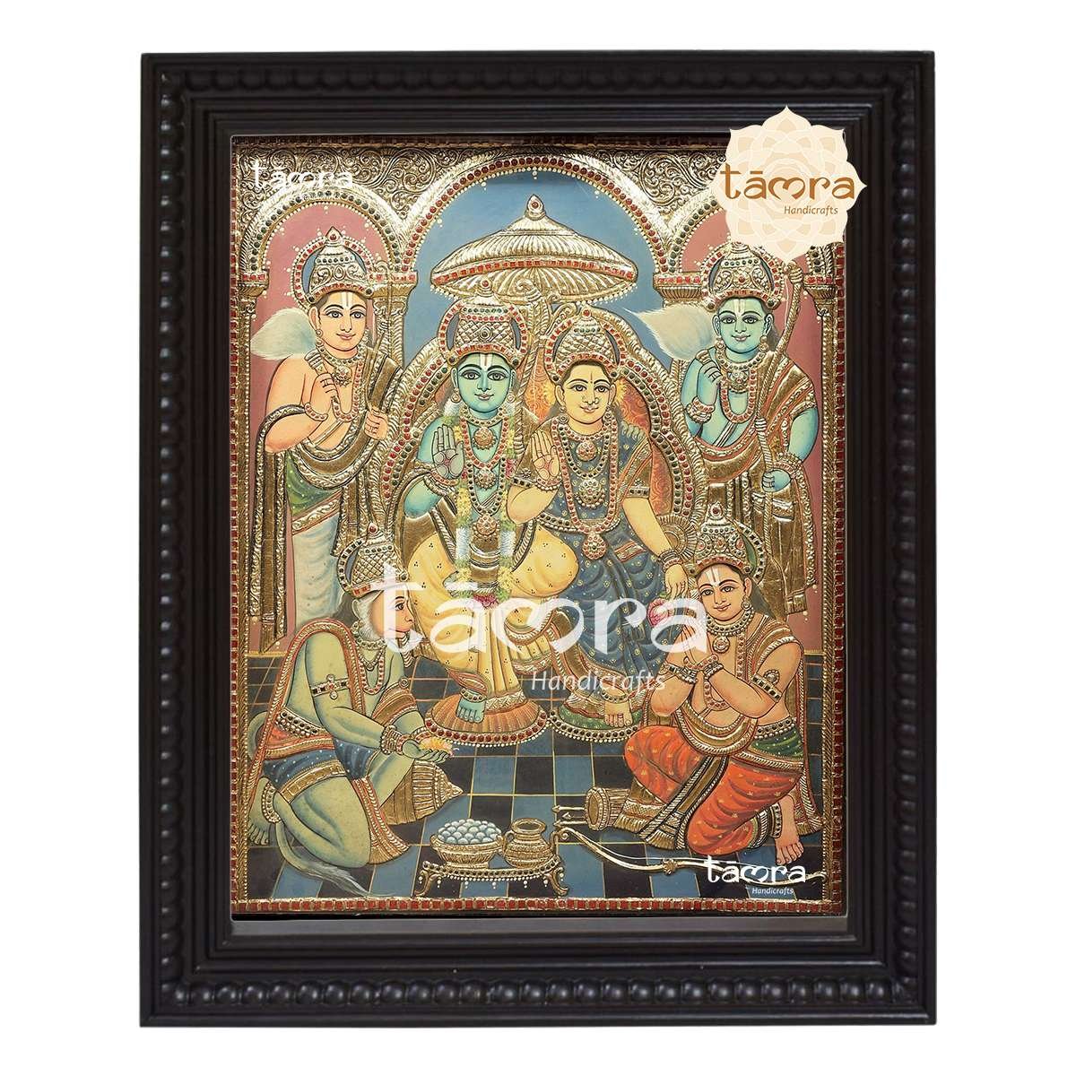 Tanjore Painting - Ram Darbar