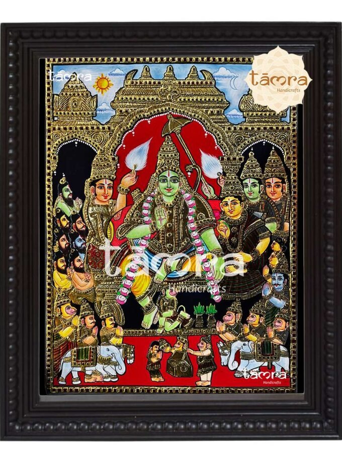 Tanjore Painting - Ramar Pattabishekam