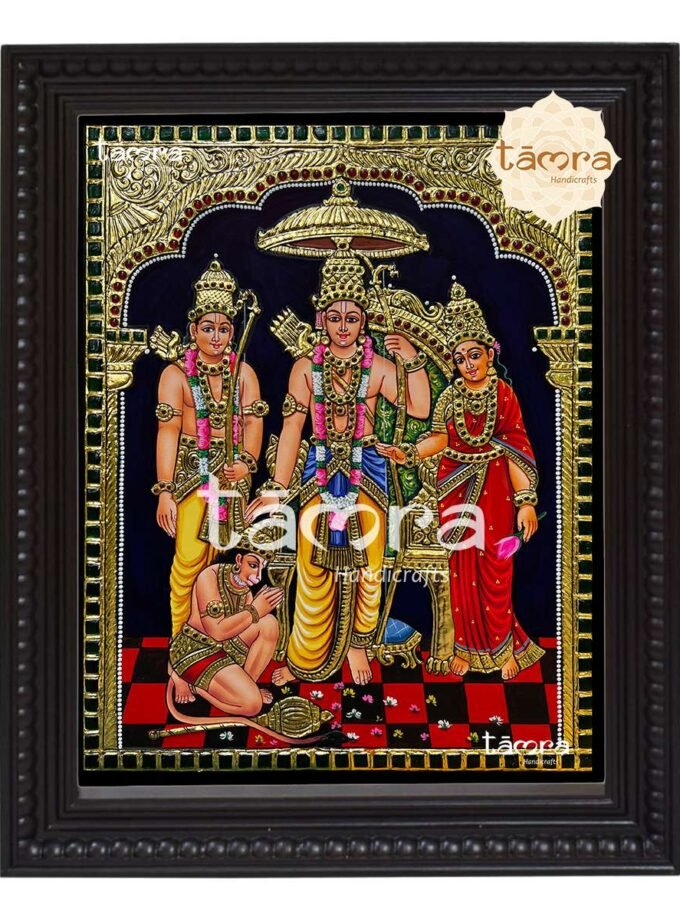 Tanjore Painting - Ram Darbar