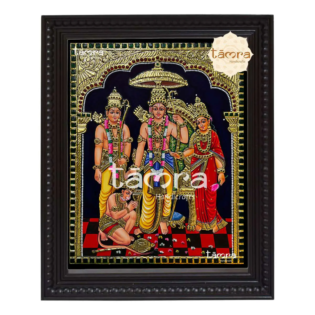 Tanjore Painting - Ram Darbar