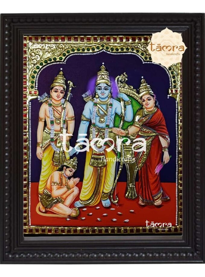 Tanjore Painting - Ram Darbar