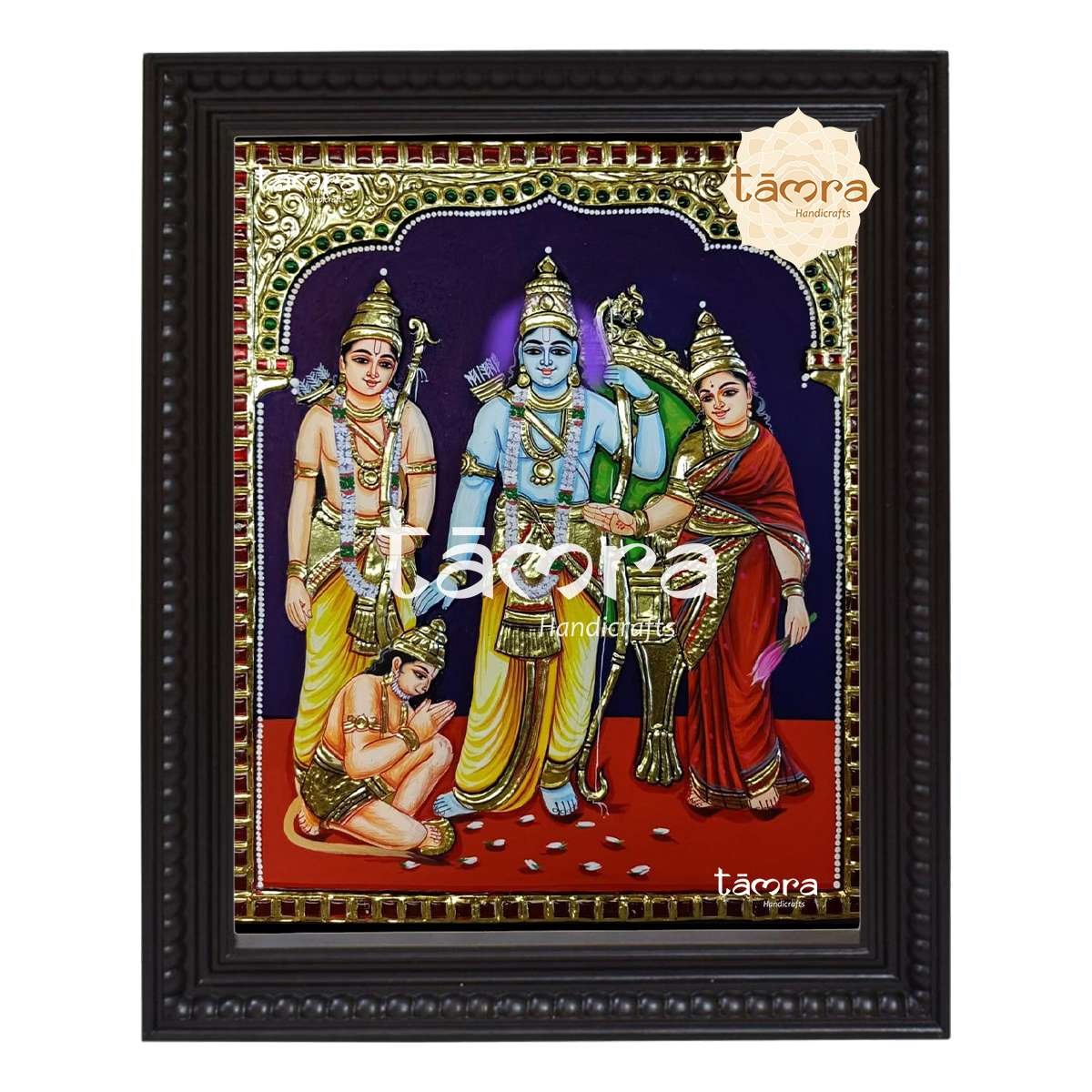 Tanjore Painting - Ram Darbar