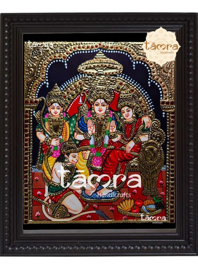 Tanjore Painting - Ram Darbar