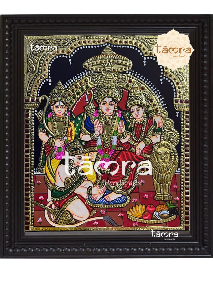 Tanjore Painting - Ram Darbar