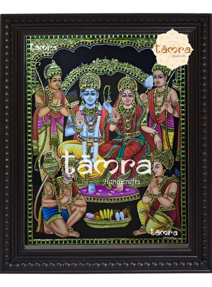 Tanjore Painting - Ram Darbar