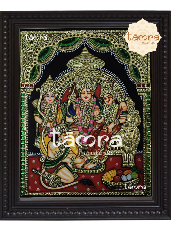 Tanjore Painting - Ram Darbar