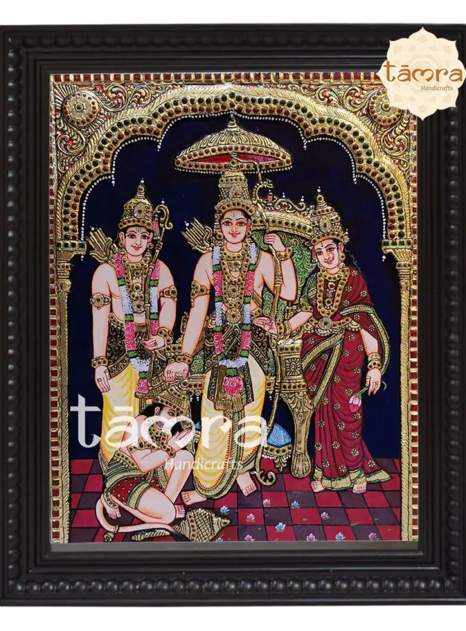 Tanjore Painting - Ram Darbar