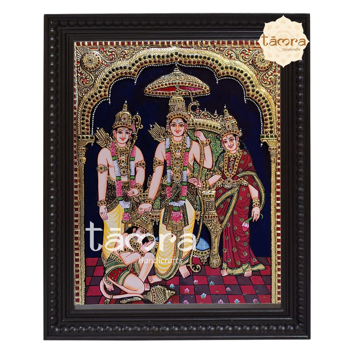 Tanjore Painting - Ram Darbar