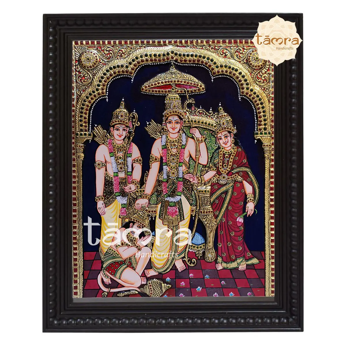 Tanjore Painting - Ram Darbar
