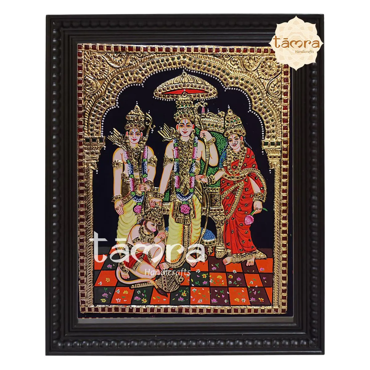 Tanjore Painting - Ram Darbar