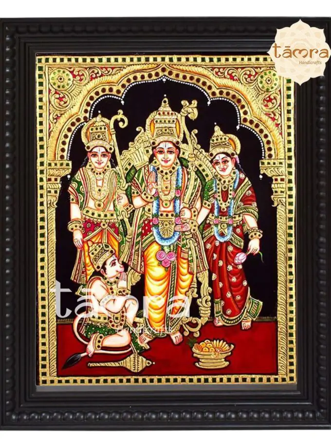 Tanjore Painting - Ram Darbar