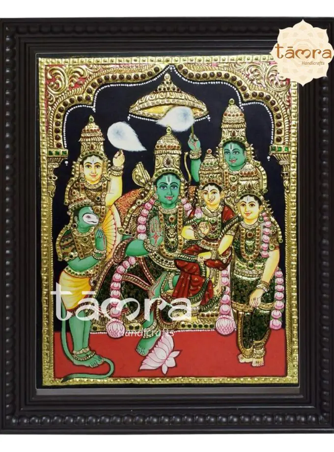Tanjore Painting - Ram Darbar