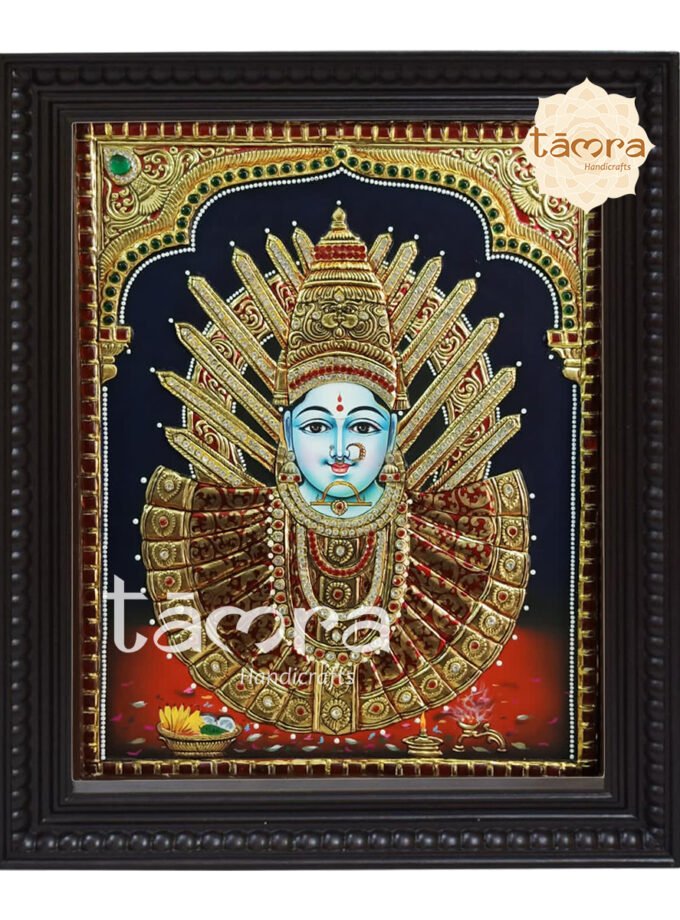 Tanjore Painting - Renuka Yellamma