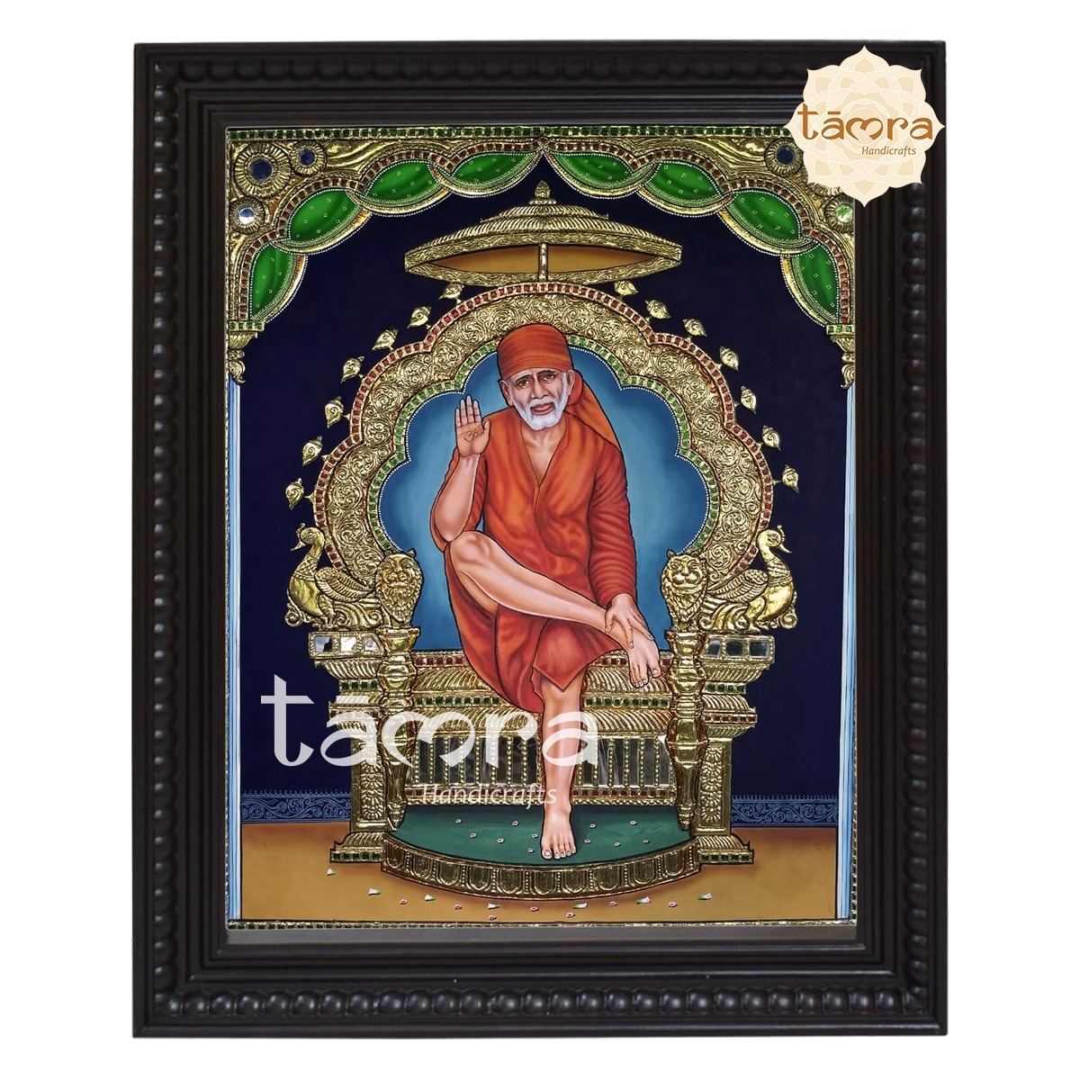 Tanjore Painting - SaiBaba