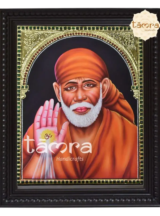 Tanjore Painting - SaiBaba