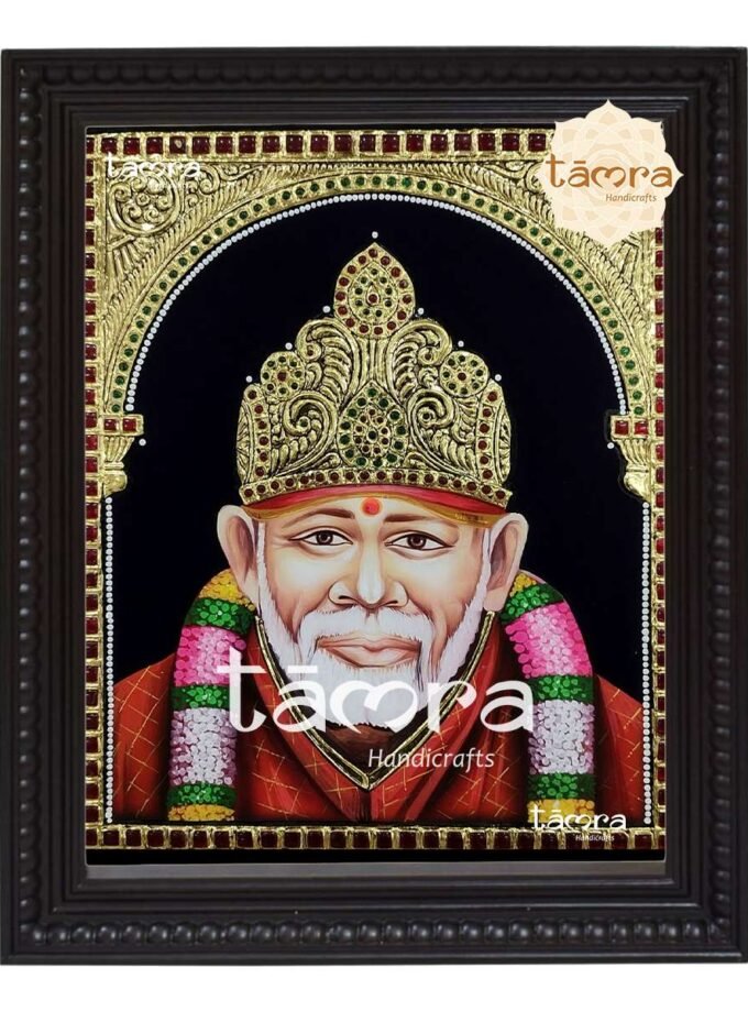 Tanjore Painting - SaiBaba