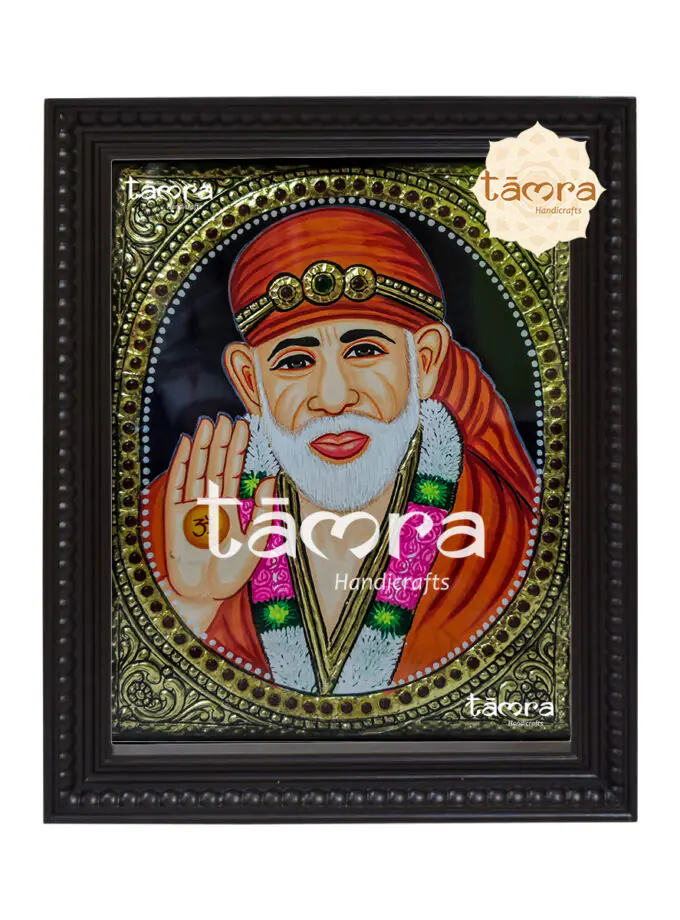 Tanjore Painting - SaiBaba