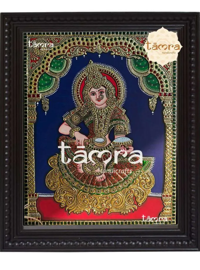 Tanjore Painting - Annapoorani Devi