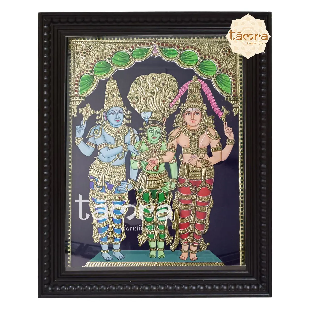 Tanjore Painting - Girija Kalyanam