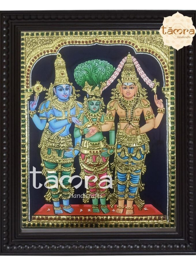 Tanjore Painting - Meenakshi Kalyanam