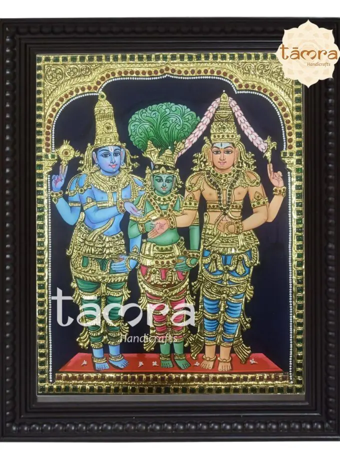 Tanjore Painting - Meenakshi Kalyanam