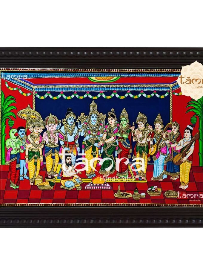 Tanjore Painting - Srinivasa Thirukalyanam