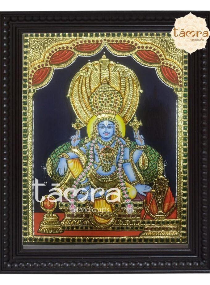 Tanjore Painting - Vishnu