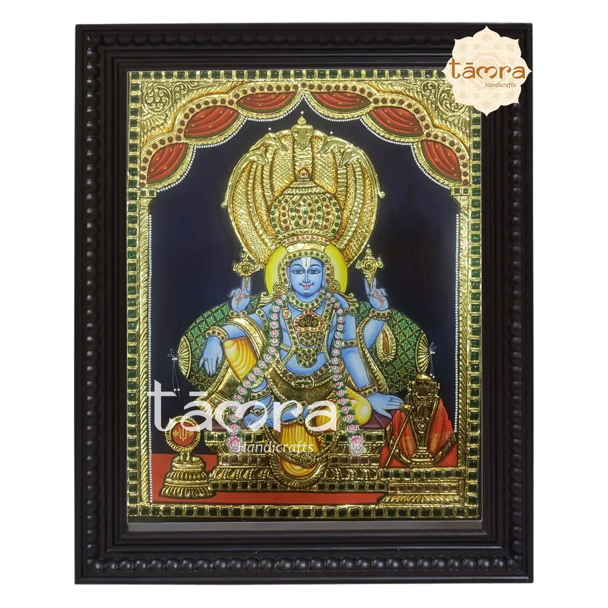 Tanjore Painting - Vishnu