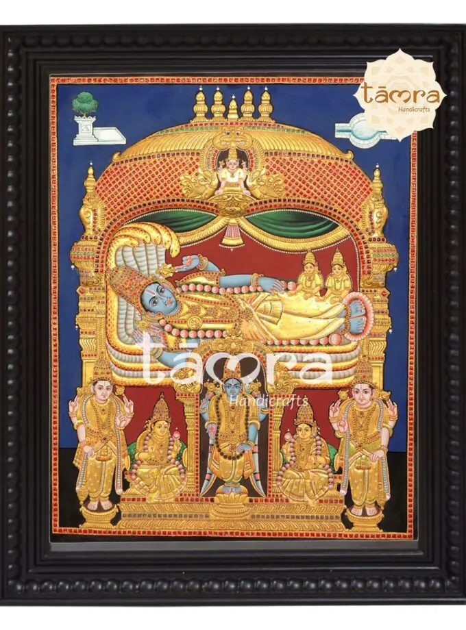 Tanjore Painting - Ranganathaswamy