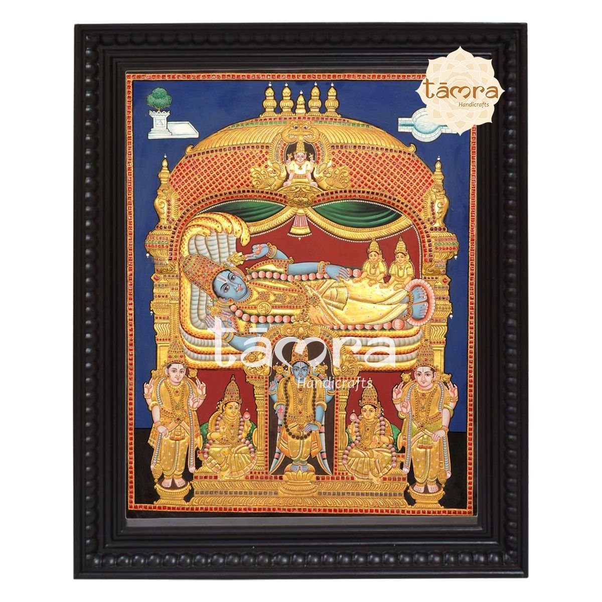 Tanjore Painting - Ranganathaswamy