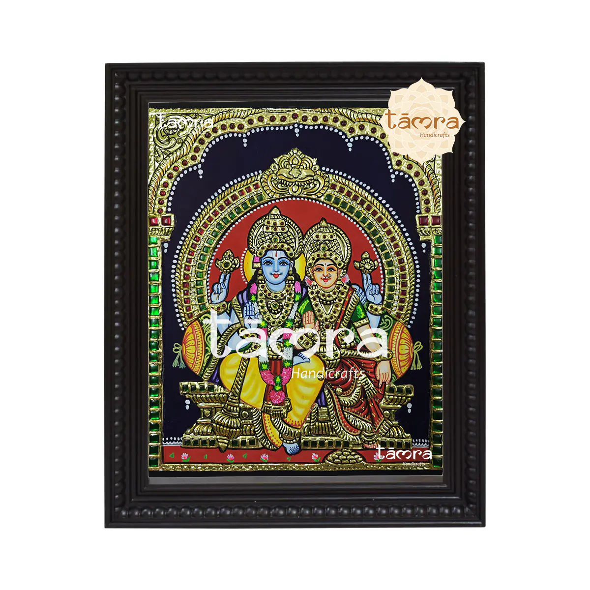 Tanjore Painting - Lakshmi Narayana