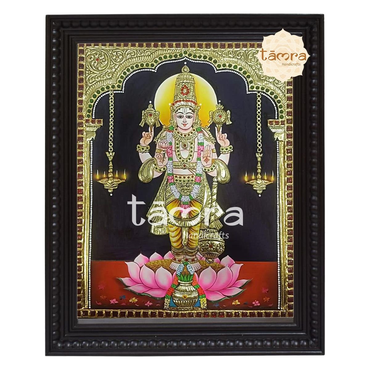 Tanjore Painting - Vishnu