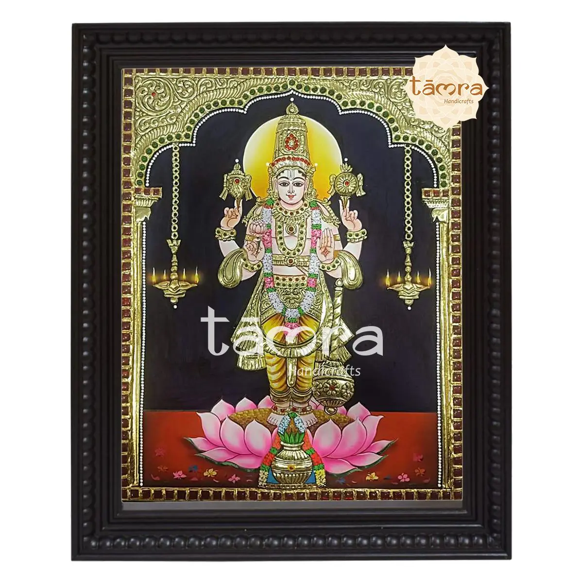 Tanjore Painting - Vishnu