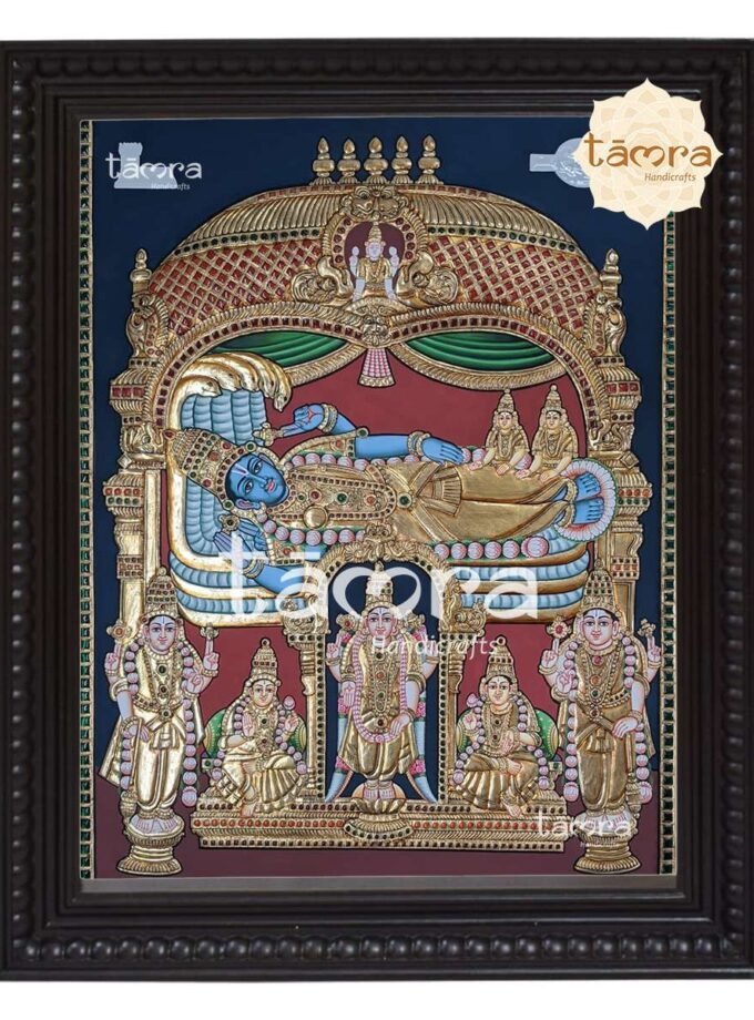Tanjore Painting - Ranganathaswamy