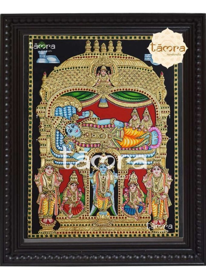 Tanjore Painting - Ranganathaswamy