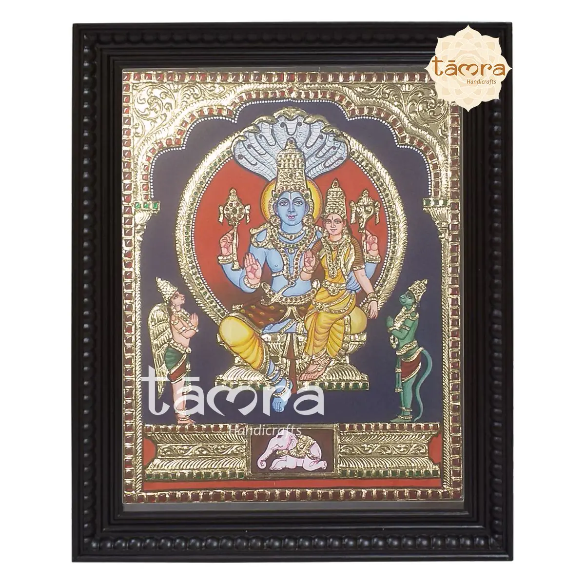 Tanjore Painting - Lakshmi Narayana