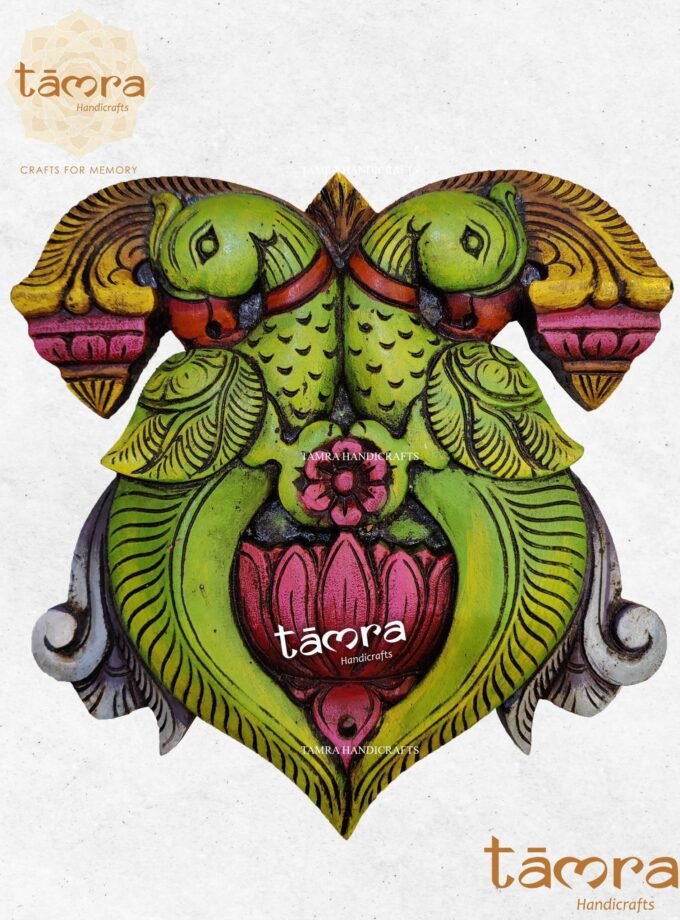 Wooden Parrot Wall Decor