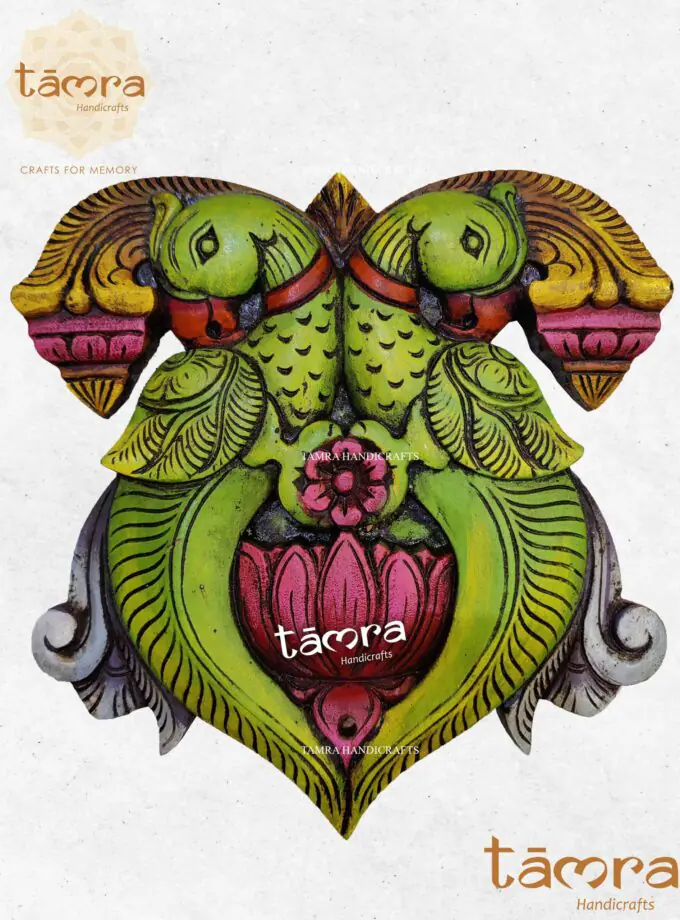 Wooden Parrot Wall Decor