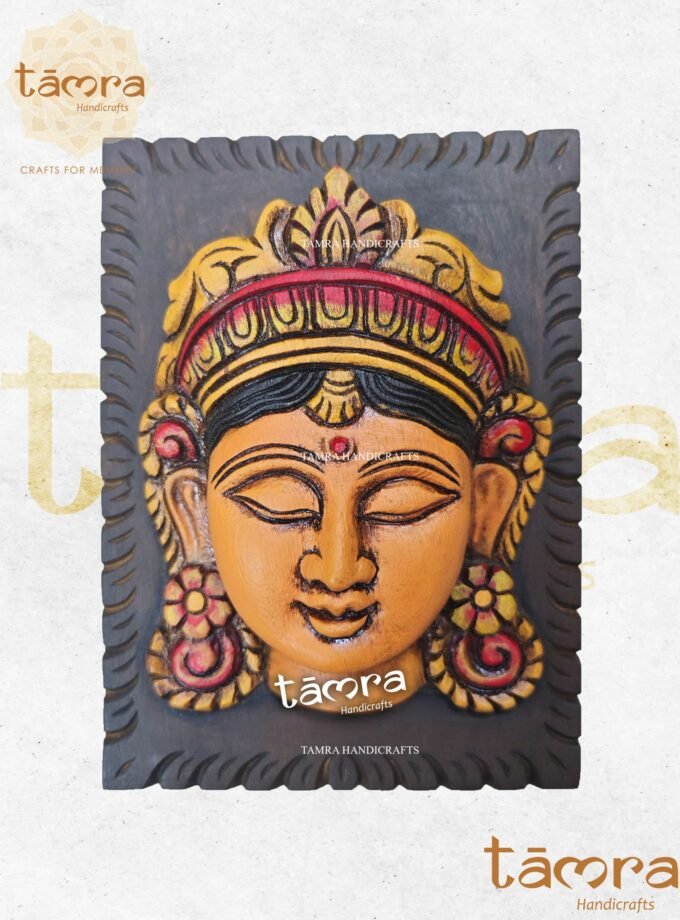 Wooden Durga Mask