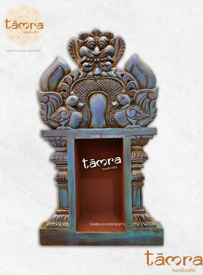 Wooden Temple Shelf