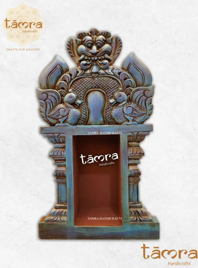 Wooden Temple Shelf