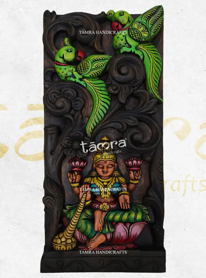 Wooden Laxmi Panel